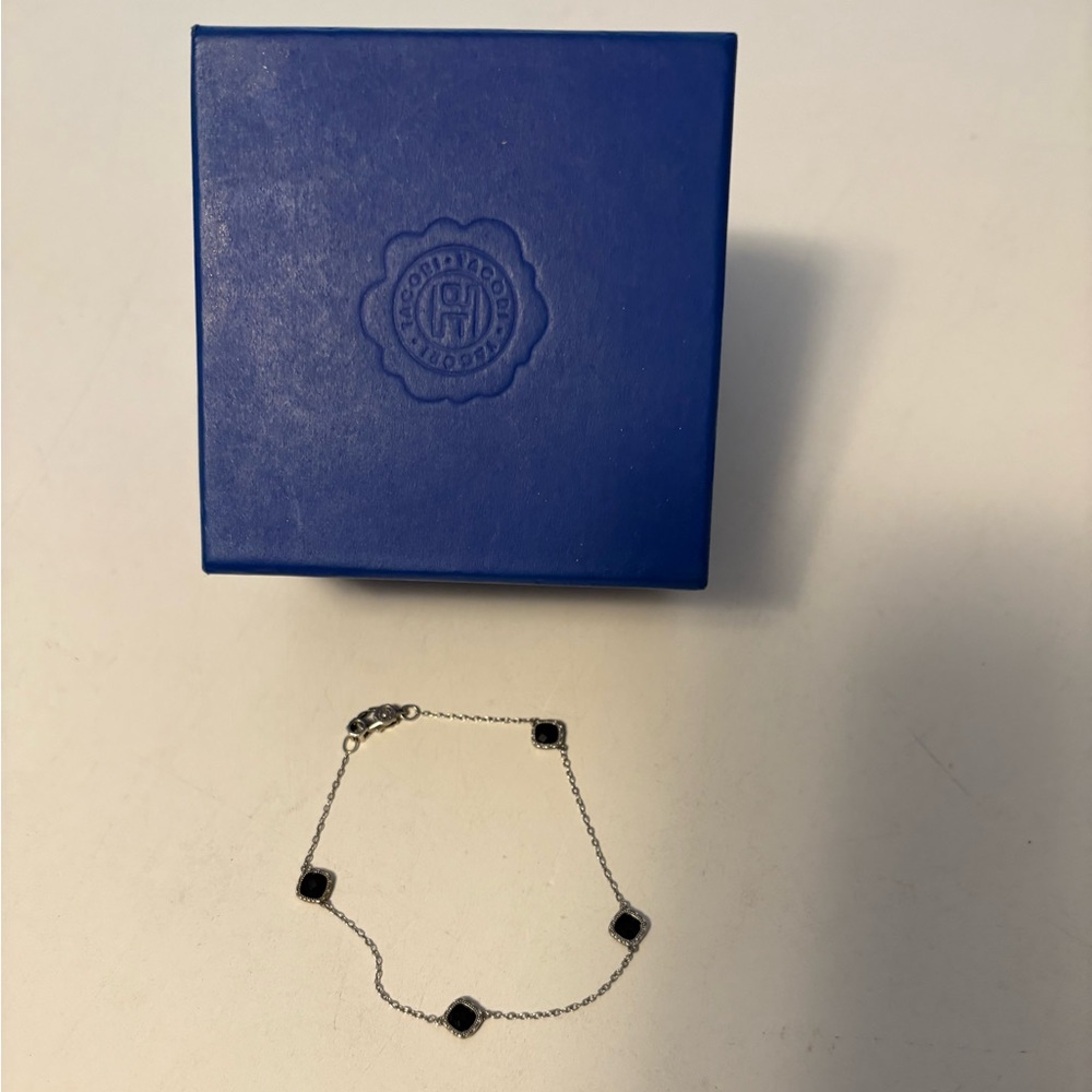 Tacori Silver Bracelet with Black Details